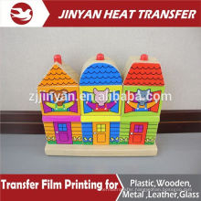 colorful heat transfer printing film for building blocks